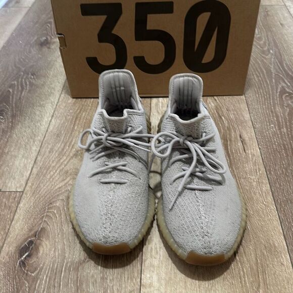 Adidas Mens Sesame Yeezy Boost 350 V2 Low Trainer Athletic Sneaker Shoes Size 12 - Picture 1 of 8